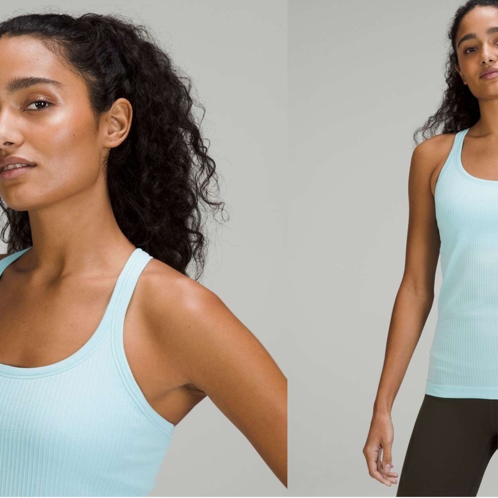 Lululemon Athletica Light Blue Tank Top